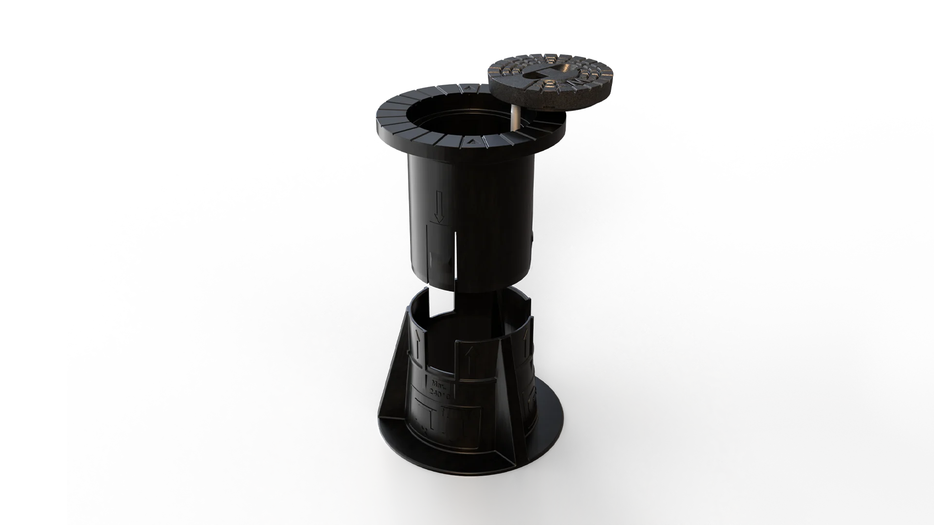 Strassenkappen V2.0 - exploded view